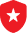 Policja lokalna logo czerwony tarcza biała gwiazda