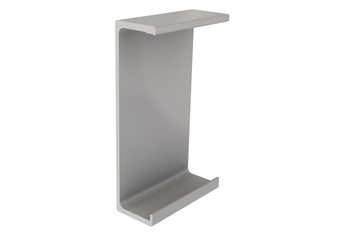 Profil aluminiowy pomocniczy ramy C260 mm do nadwozi samochodów
