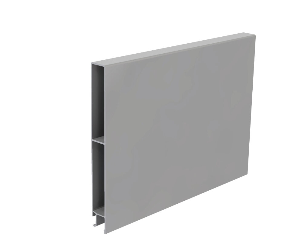 Profil burtowy dolny aluminiowy anodowany 200 mm pod uszczelkę