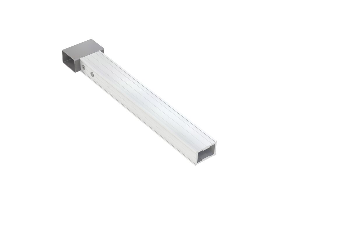 uchwyt statywu regulowany profil 80x35 długość 300 mm