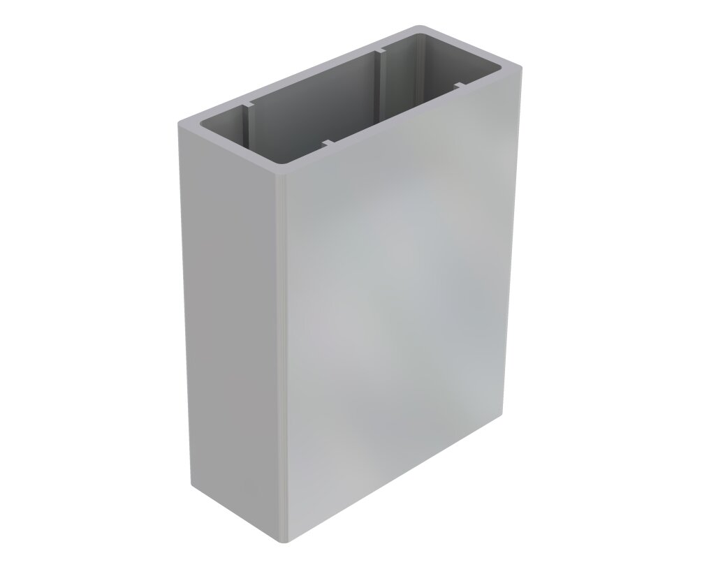 profil aluminiowy prostokątny 80x35 anodowany do montażu