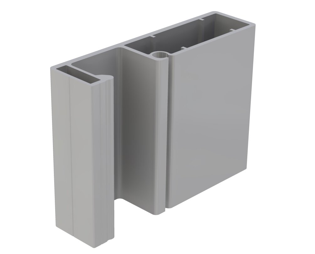 Profil słupa aluminiowego CS MINI 137x35 do zabudów pojazdów