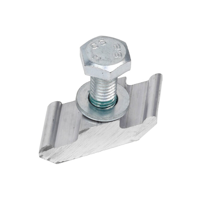 Profil aluminiowy z śrubą i podkładką mocującą